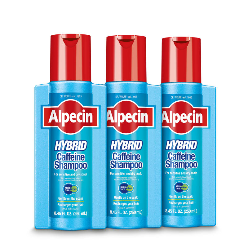 Alpecin Hybrid Caffeine Shampoo - Gentle Formula For Sensitive Scalps